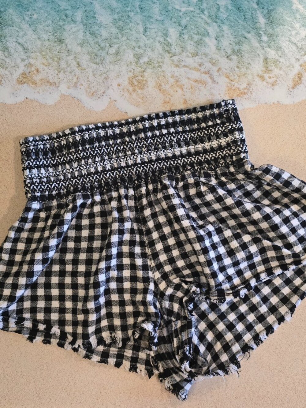 Rewash Gingham Cheeky Shorts